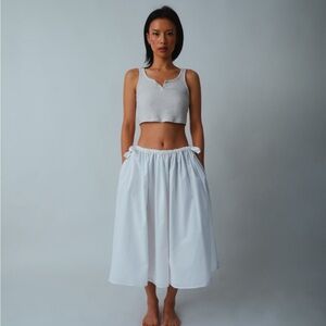 Alina Liu dancer skirt drawstring adjustable cotton